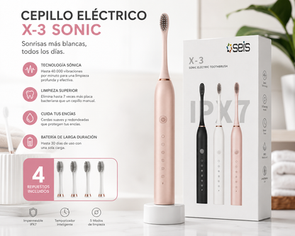 Cepillo electrico con 4 repuestos